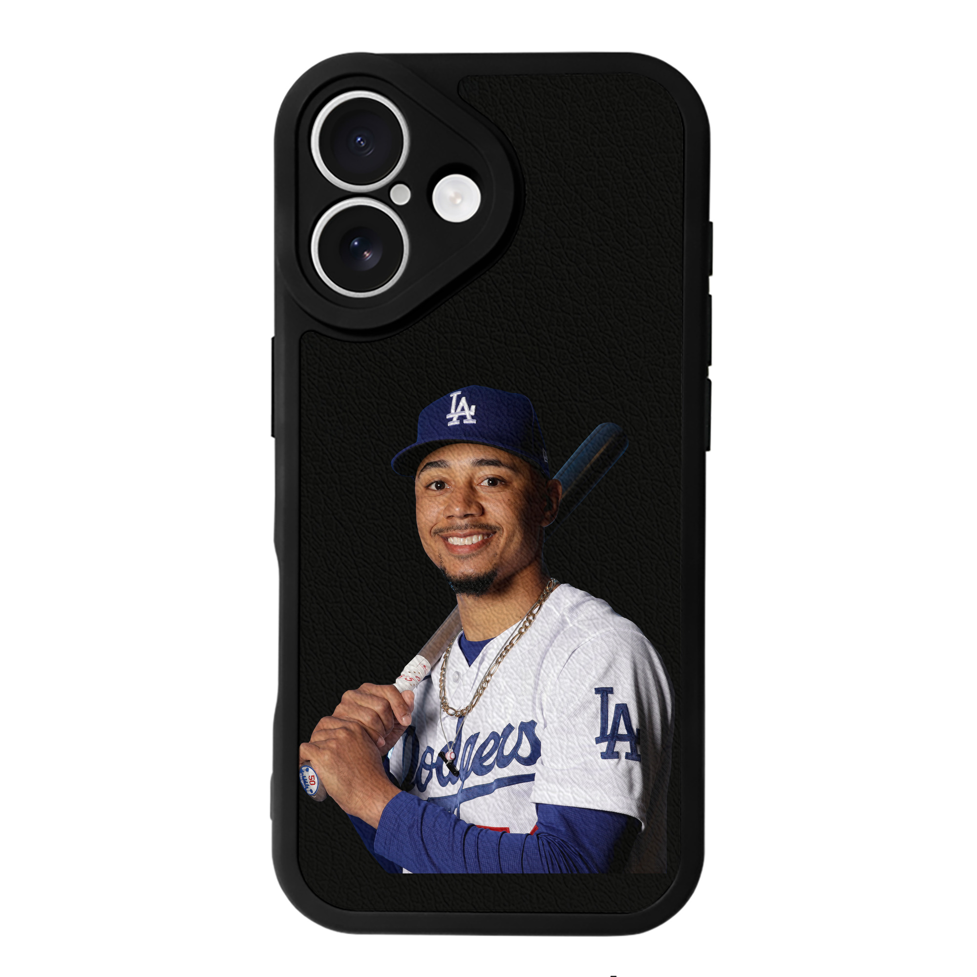  IPhone 16 Silicone Leather Case – UV Print, Lambskin Texture – Perfect Fit, Wireless Charging Compatible, Scratch Resistant, Precise Cutouts – Stylish Protection For IPhone 16